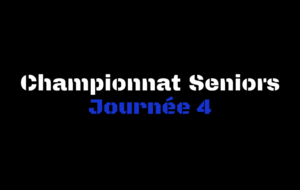 Championnat Seniors | Journée 4
