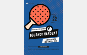 Opération Été Ping / Tournoi Hardbat