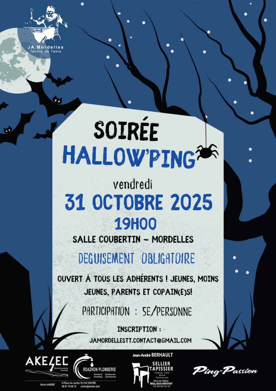 Tournoi HALLOW'PING